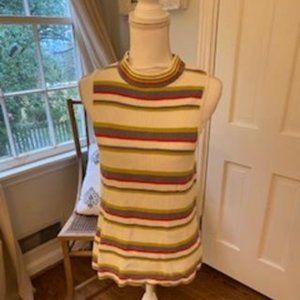 Anthropologie Moth sleeveless mock turtleneck